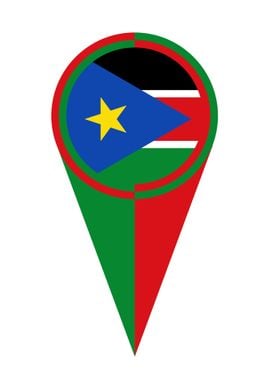 South Sudan Pointer Flag