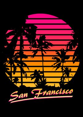 San Francisco 80s Sunset