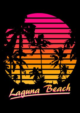 Laguna Beach 80s Sunset