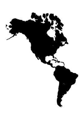 The Americas Silhouette