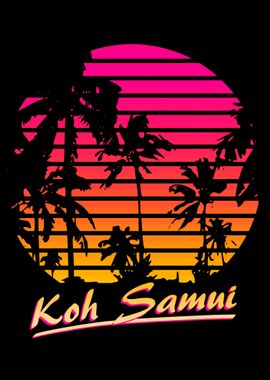 Koh Samui 80s Sunset