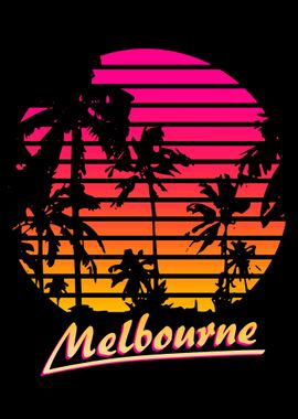 Melbourne 80s Sunset