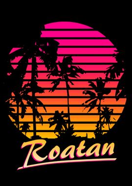 Roatan 80s Sunset