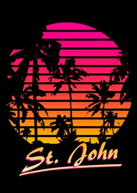 St John 80s Sunset