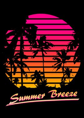 Summer Breeze 80s Sunset