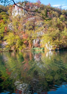 colorful lakes