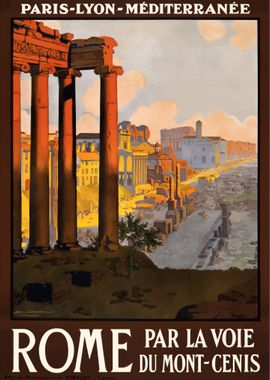 Rome Vintage Poster