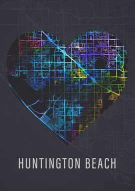 Huntington Beach City Map