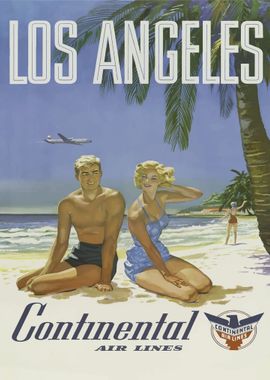 Los Angeles Vintage Poster