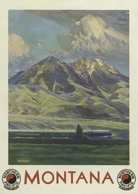 Montana Vintage Poster