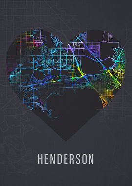 Henderson Nevada City Map