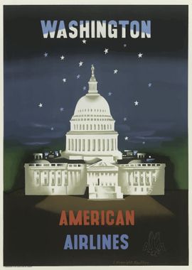 Washington Vintage Poster