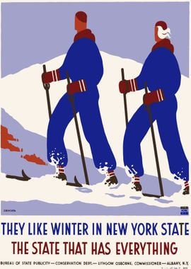 New York Vintage Poster