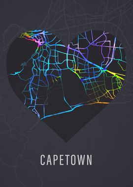 Capetown South Africa Map