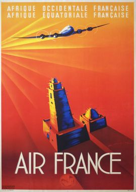 Air France Vintage Poster