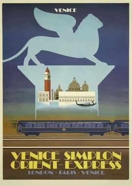 Venice Vintage Poster