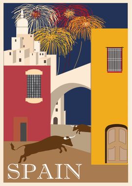 Spain Vintage Poster