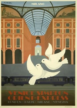 Milano Vintage Poster