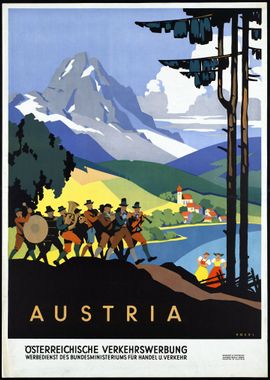 Austria Vintage Poster