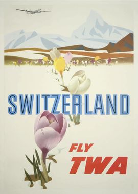 Switzerland Vintage Poster