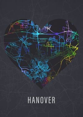 Hanover Germany City Map