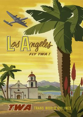 Los Angeles Vintage Poster