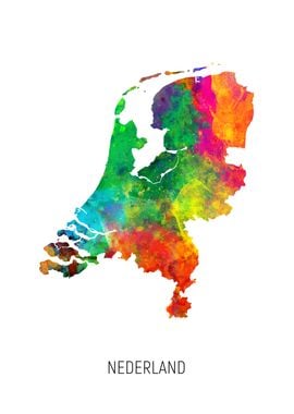 Nederland Map