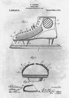 No267 Hockey shoe