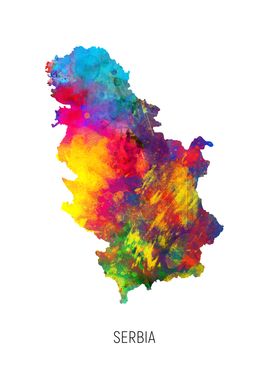 Serbia Map