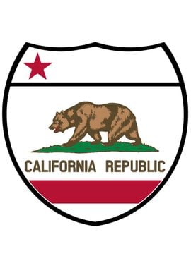 California State Flag Sign