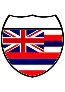 Hawaii Flag Sign