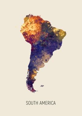 South America Map