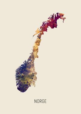 Norge Map