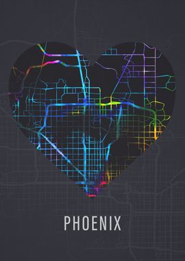 Phoenix Arizona City Heart