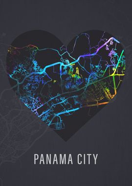 Panama City Heart Street