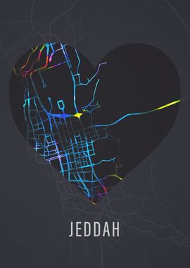 Jeddah City Street Map