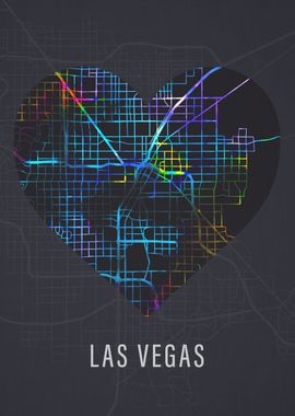 Las Vegas City Street Map