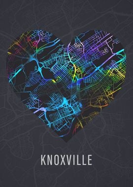 Knoxville City Street Map