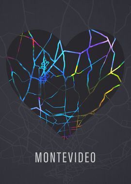 Montevideo City Street Map