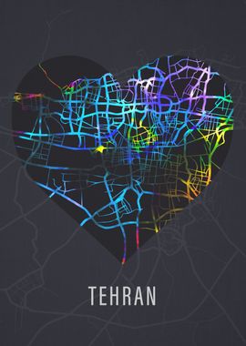 Tehran Iran City Street