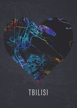 Tbilisi Georgia City Map