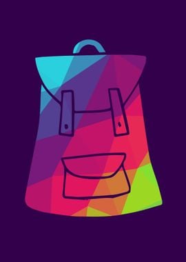 Rainbow Polygon Bags 12