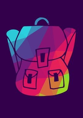 Rainbow Polygon Bags 2