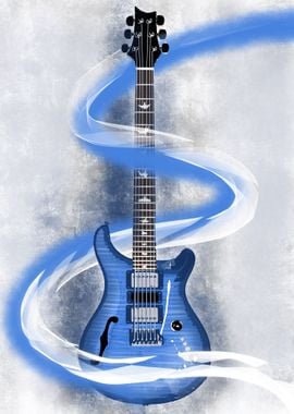 Blue Electric Guitar