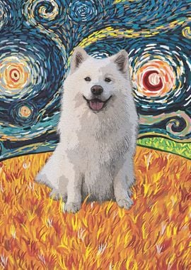 Samoyed Van Gogh