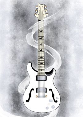 White Electric Guitar