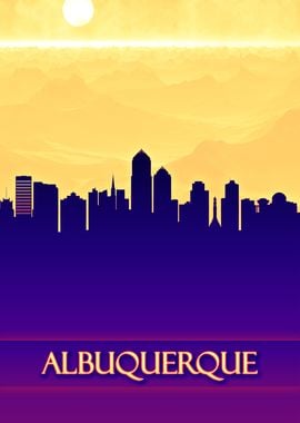 Albuquerque City Skyline