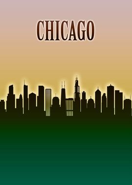 Chicago Skyline Minimal