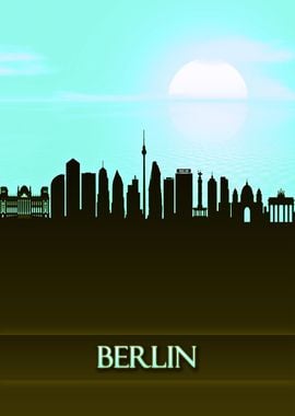 Berlin City Skyline