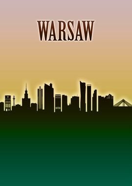 Warsaw Skyline Minimal